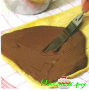 Рождественский рулет с шоколадом Рождественский рулет с шоколадом