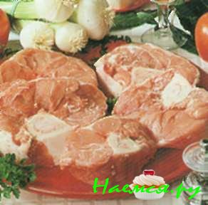 Жареная телятина. Оссобуко (6 порций) Жареная телятина. Оссобуко (6 порций)