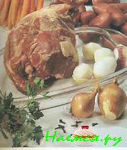 Тушеная нога ягненка в мясном бульоне (6 порций) Тушеная нога ягненка в мясном бульоне (6 порций)