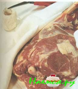 Тушеная нога ягненка в мясном бульоне (6 порций) Тушеная нога ягненка в мясном бульоне (6 порций)