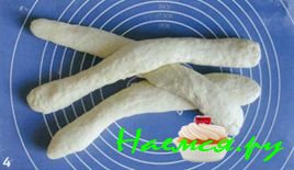 Плетенка из трех жгутов Плетенка из трех жгутов