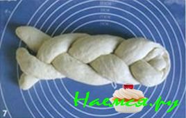 Плетенка из трех жгутов Плетенка из трех жгутов