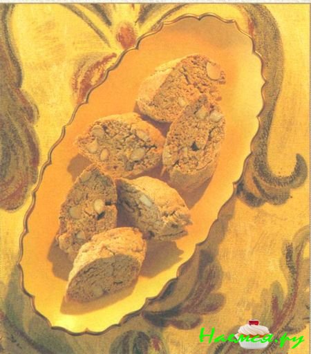 Миндальное печенье бискотти Миндальное печенье бискотти