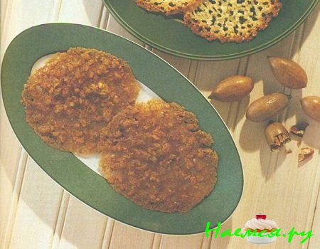 Кружевное овсяное печенье Кружевное овсяное печенье