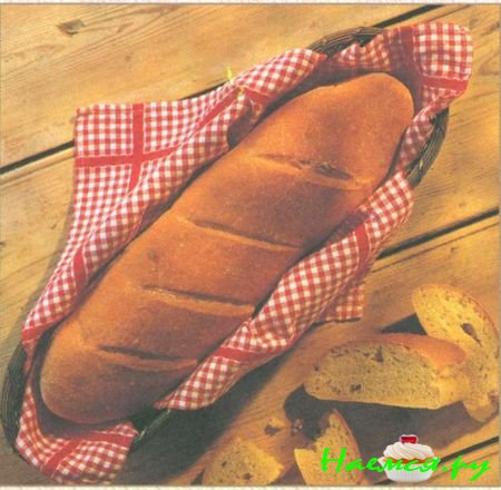 Французские булки на опаре Французские булки на опаре