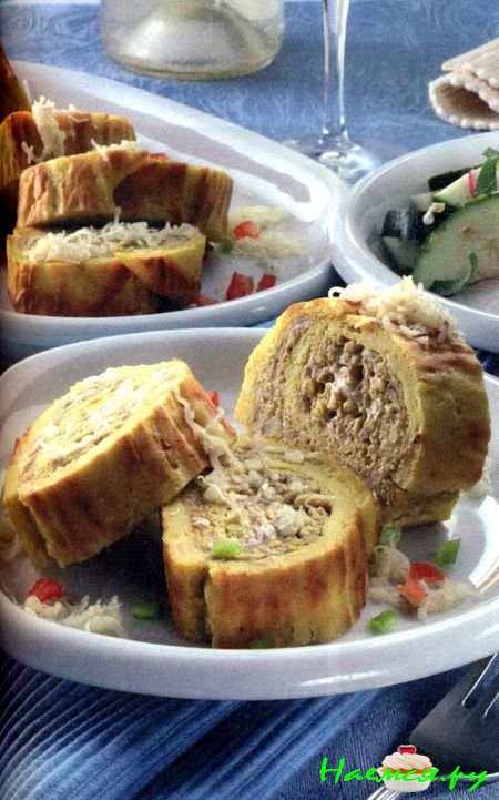 Рулет из телячьих мозгов Рулет из телячьих мозгов