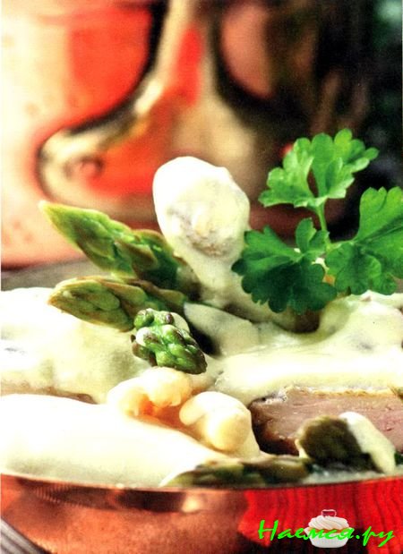 Курица со спаржей Курица со спаржей