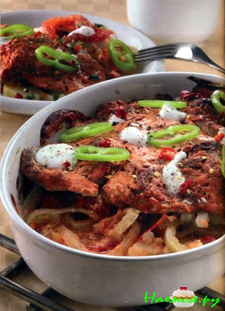 Мясо по-сербски Мясо по-сербски