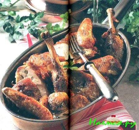 Цесарка в белом вине Цесарка в белом вине