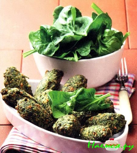 «Котлетки» из шпината «Котлетки» из шпината