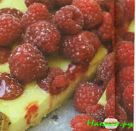 Тарт из манки и малины Тарт из манки и малины