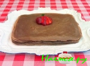 Из этого теста выпечь шоколадные блинчики Из этого теста выпечь шоколадные блинчики