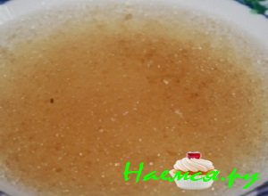 Желатин замочить в прохладной воде на полчаса Желатин замочить в прохладной воде на полчаса