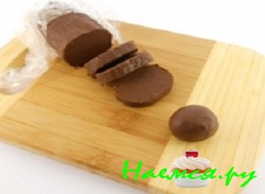 Порезать застывшую колбаску Порезать застывшую колбаску