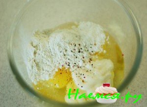 Теперь займитесь приготовлением кляра Теперь займитесь приготовлением кляра