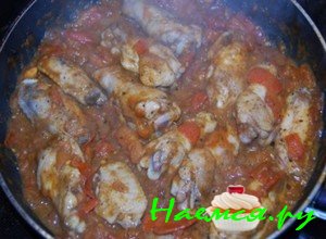 Продукты хорошенько перемешайте и тушите еще 10 минут Продукты хорошенько перемешайте и тушите еще 10 минут