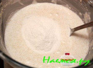 Добавьте рисовой муки Добавьте рисовой муки