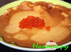 Положите икру на блины - фото Положите икру на блины - фото