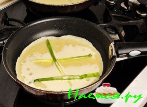 Блины с луком- фото Блины с луком- фото