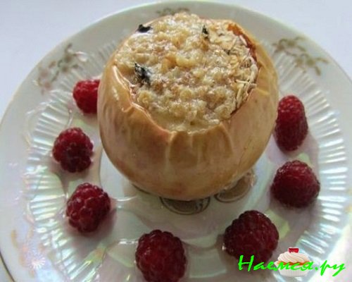 Запеченные яблоки с творогом фото Запеченные яблоки с творогом фото