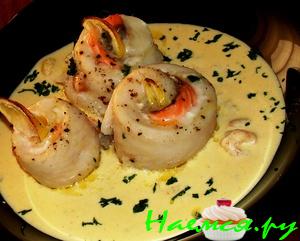 Морской язык с пикантным соусом Морской язык с пикантным соусом