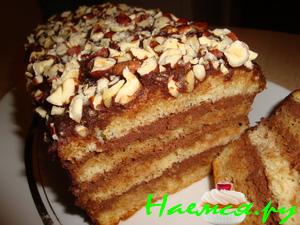 Праздничный кекс "Шоколад, кофе и ..."