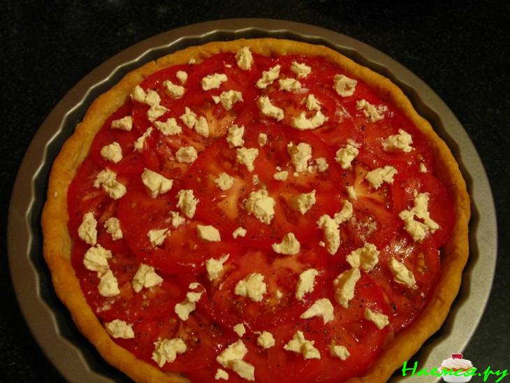 Ароматный томатный торт