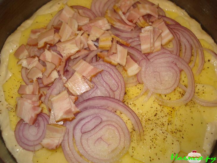 Пирог из жидкого пушистого дрожжевого теста Пирог из жидкого пушистого дрожжевого теста