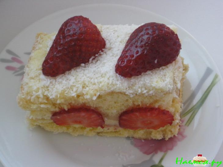 Бисквит с бананами!