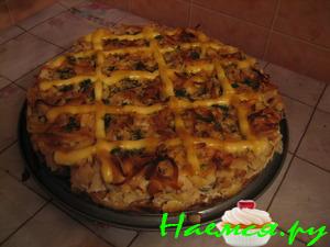 Пицца "Щука в сушках"