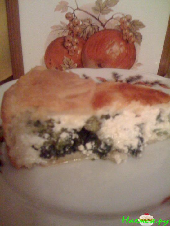 Пирог со шпинатом и сыром