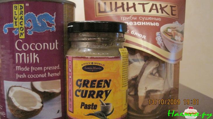 Быстрый суп на тайский лад