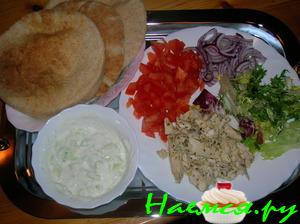 Цыпленок сувлаки Цыпленок сувлаки