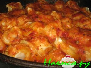 Пельмешки с ветчиной