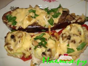 Ассорти из кабачков и баклажанов (с грибами)