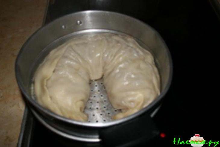 Ханум с говяжьим фаршем и картофелем