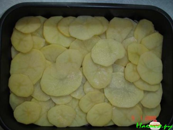 Рыба с картошкой и майонезом