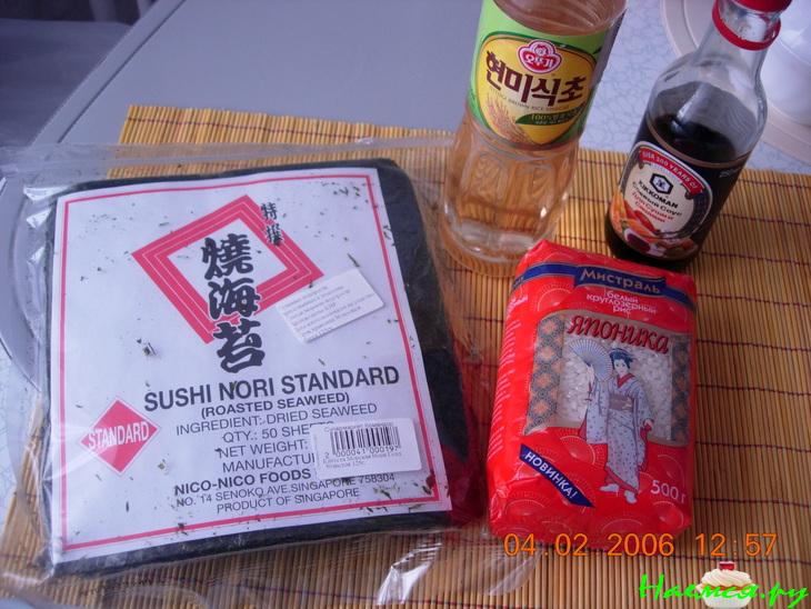 Роллы по-домашнему (очень вкусно)