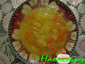 Щи с капустой квашеной (мой вариант)