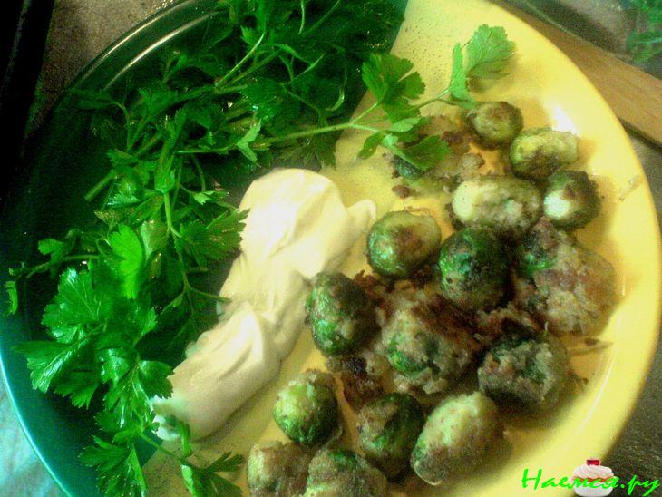 Розенколь (брюссельская капуста ) в сухарях