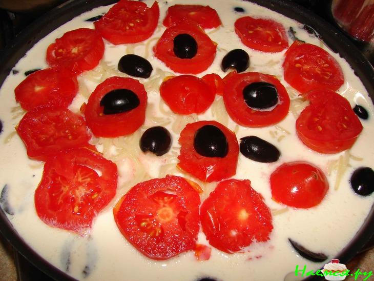 Макаронная запеканка - пицца Макаронная запеканка - пицца