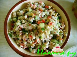 Крабовый салат "Выдумка"