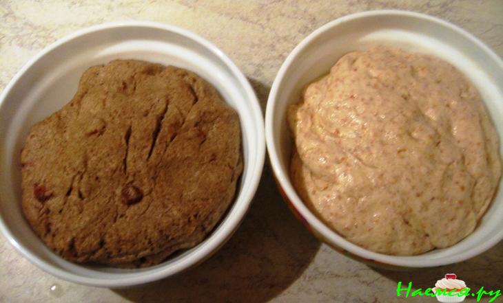 Постный &laquo;полосатый&raquo; хлеб