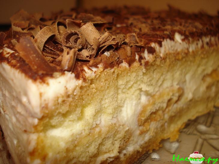 Торт "Тирамису с белым шоколадом" (не классический)