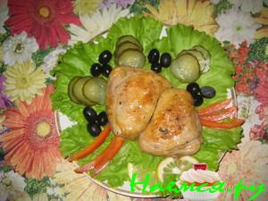 Цыпленок в сельдерее