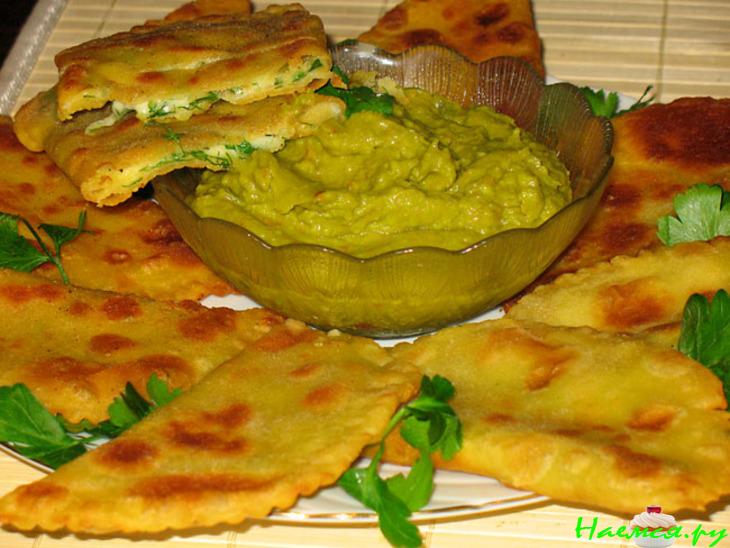 Quesadillas с гуакамоле Quesadillas с гуакамоле