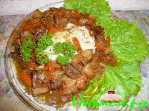 Свинина с гранатовым соком