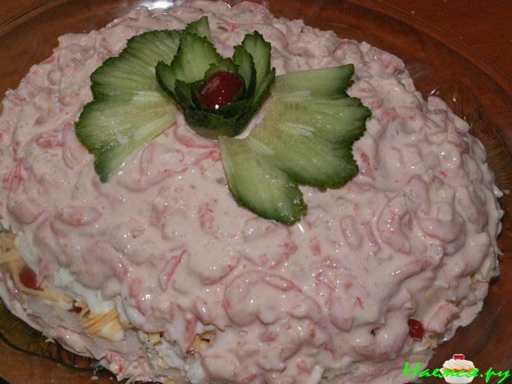 Салат "Розовый фламинго"