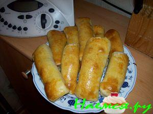 Рулетики с ветчиной и сыром