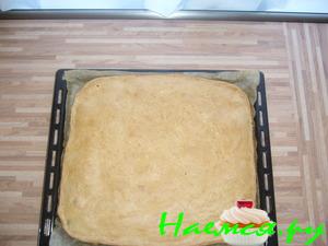 Пирог с окорочками и картофелем